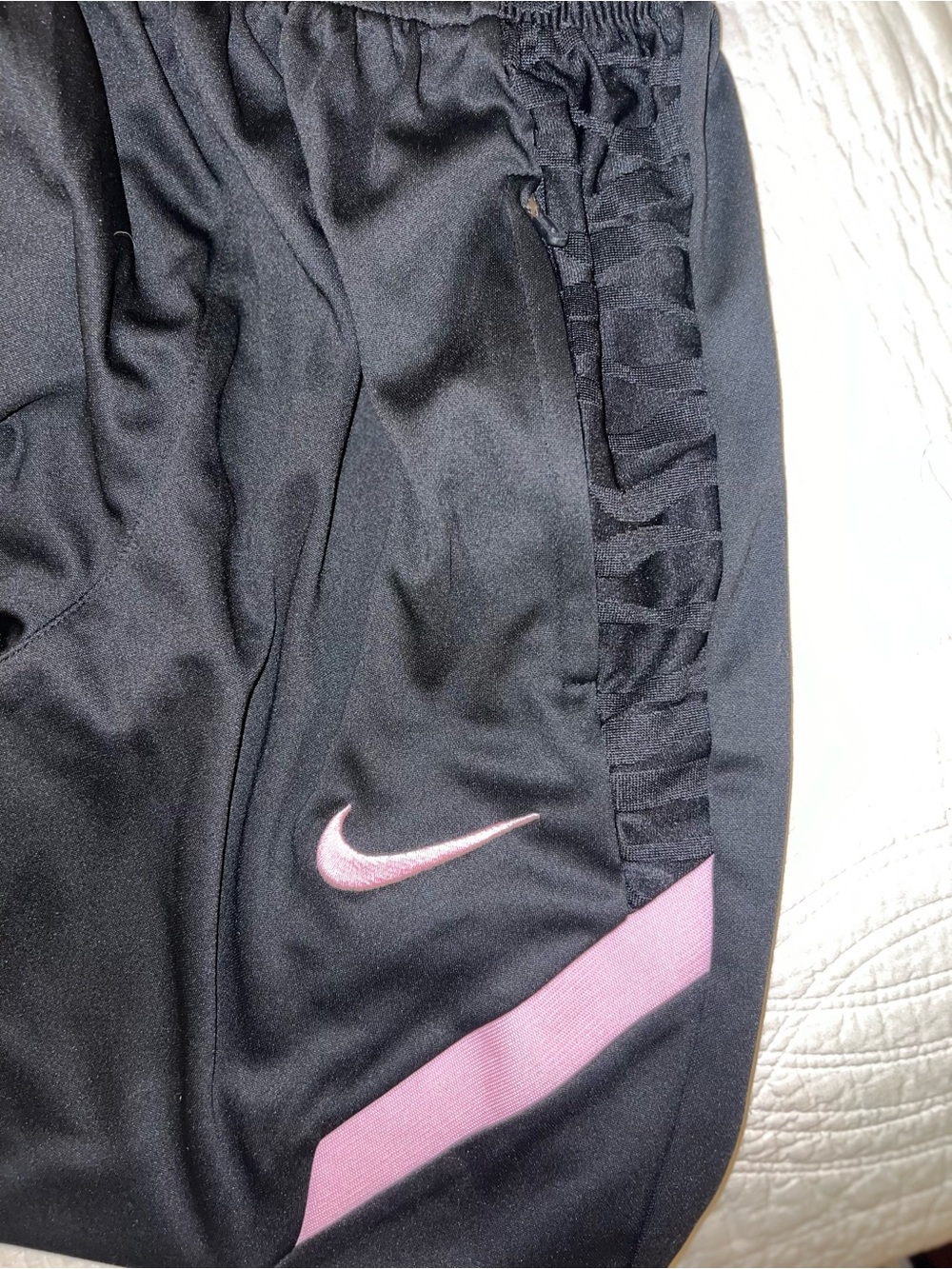 Nike Black & Pink PSG Joggers - Picture 6 of 7
